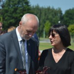 Senator RP Marek Komorowski i Alicja Andrulewicz, dyrektor Suwalskiego Ośrodka Kultury